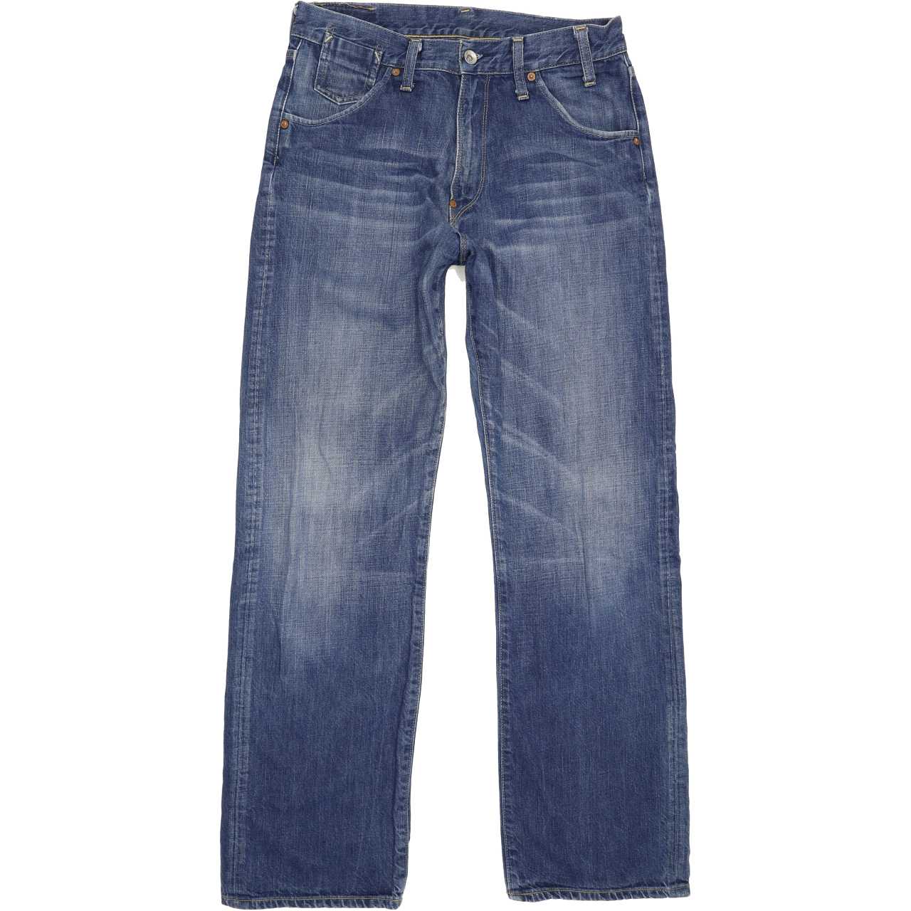 G-Star Low Crotch Men Blue Straight Loose Jeans W32 L31