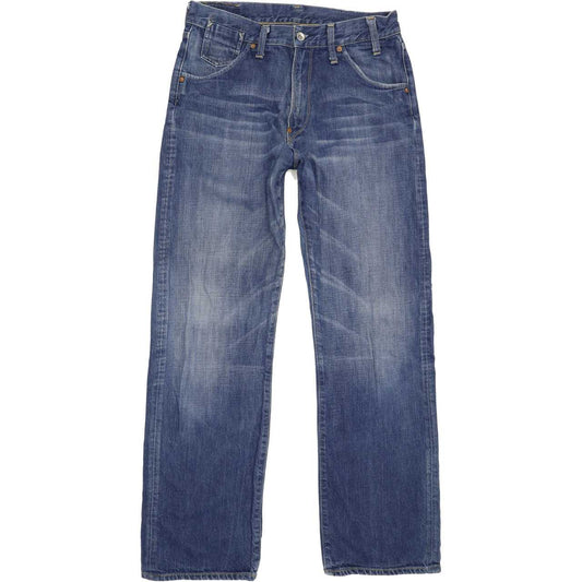 G-Star Low Crotch Men Blue Straight Loose Jeans W32 L31