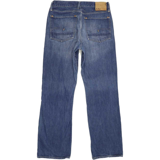 G-Star Low Crotch Men Blue Straight Loose Jeans W32 L31