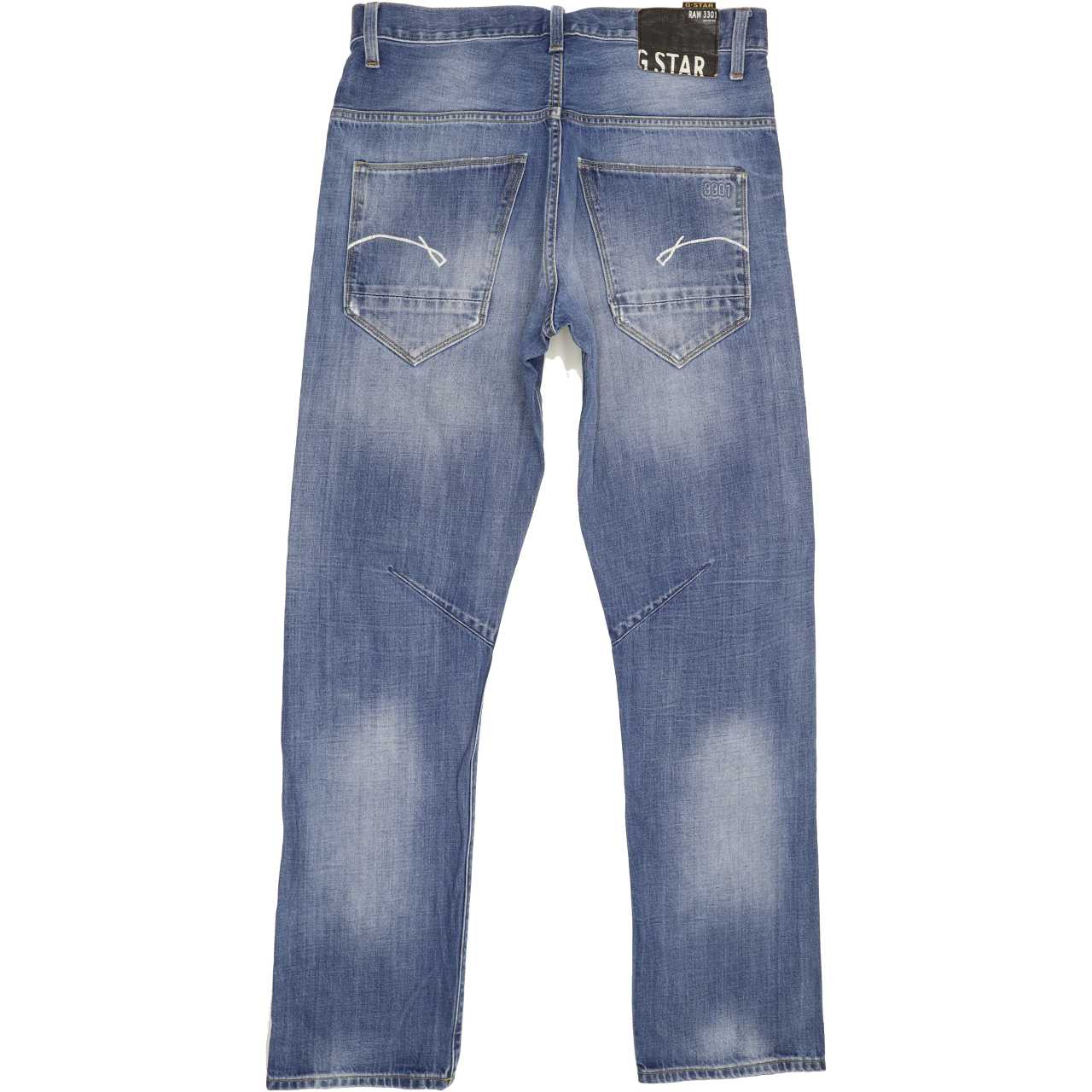 G-Star Morris Men Blue Tapered Regular Jeans W33 L34