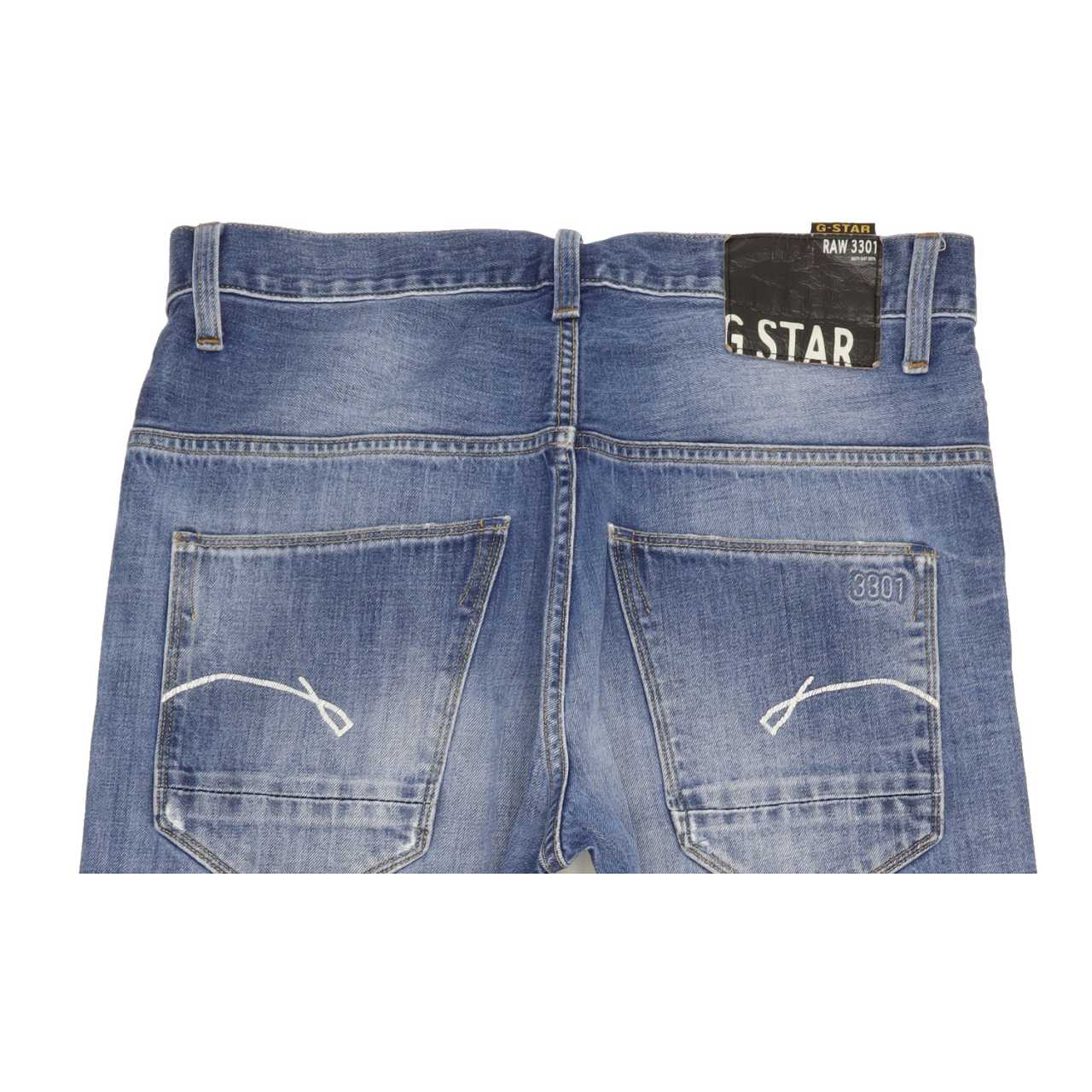 G-Star Morris Men Blue Tapered Regular Jeans W33 L34