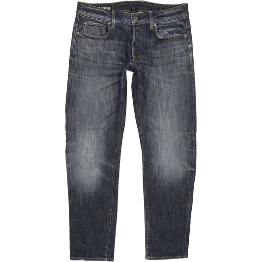 G-Star Revend Men Blue Straight Regular Stretch Jeans W32 L30