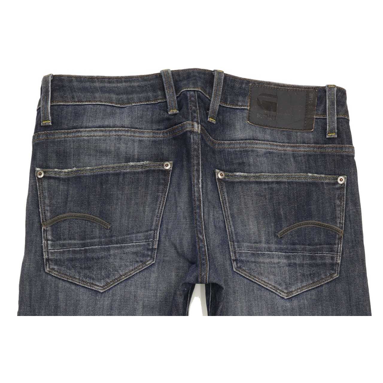 G-Star Revend Men Blue Straight Regular Stretch Jeans W32 L30