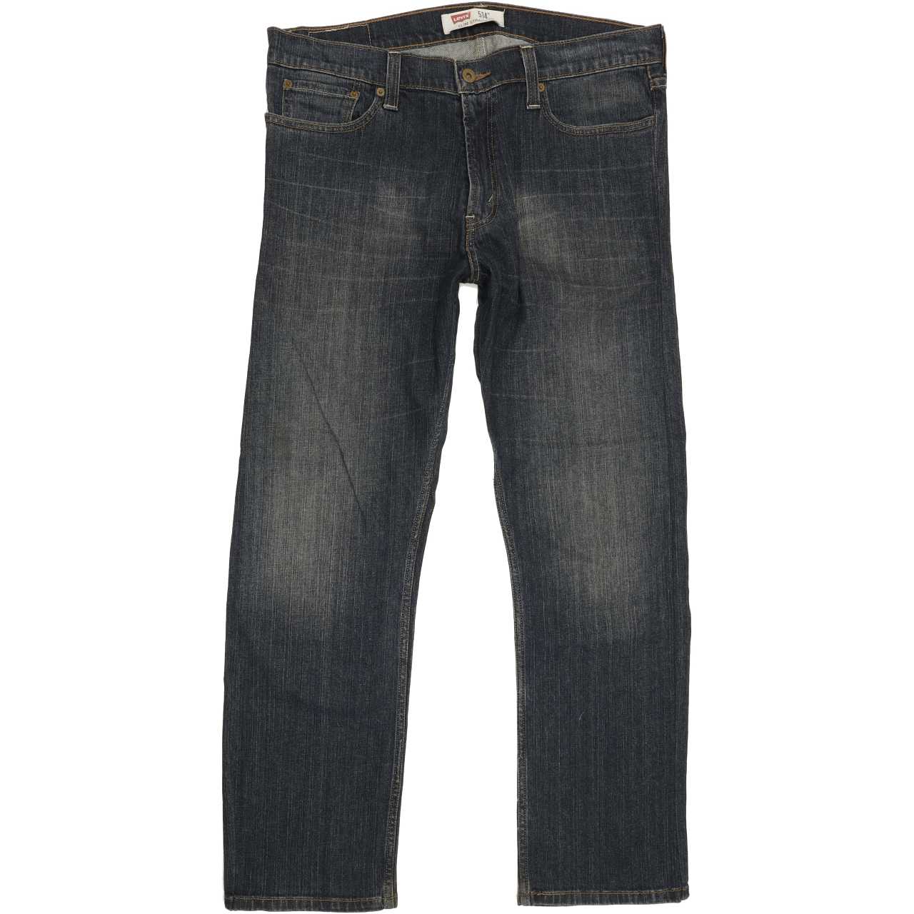 Levi's 514 Men Blue Straight Slim Stretch Jeans W35 L30