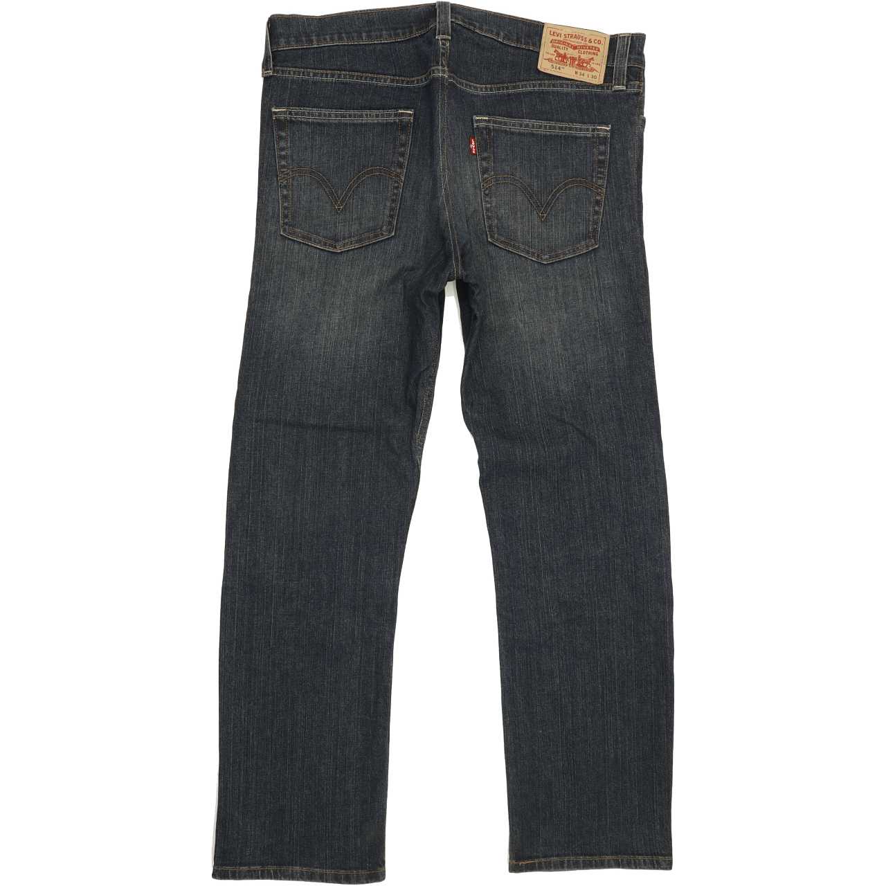 Levi's 514 Men Blue Straight Slim Stretch Jeans W35 L30