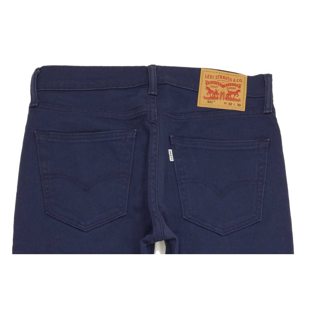 Levi's 511 Men Blue Straight Slim Stretch Jeans W32 L30