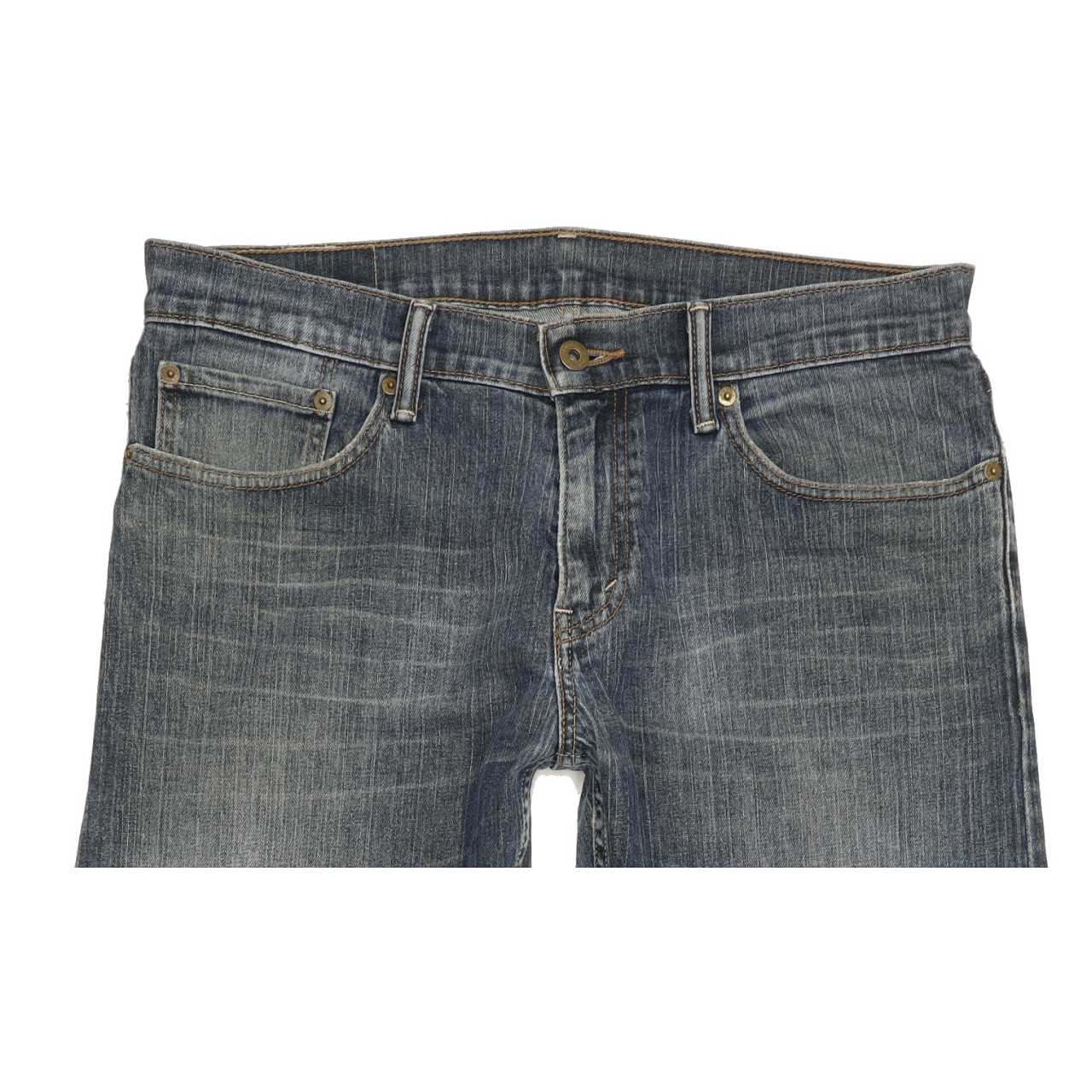 Levi's 514 Men Blue Straight Slim Stretch Jeans W33 L33