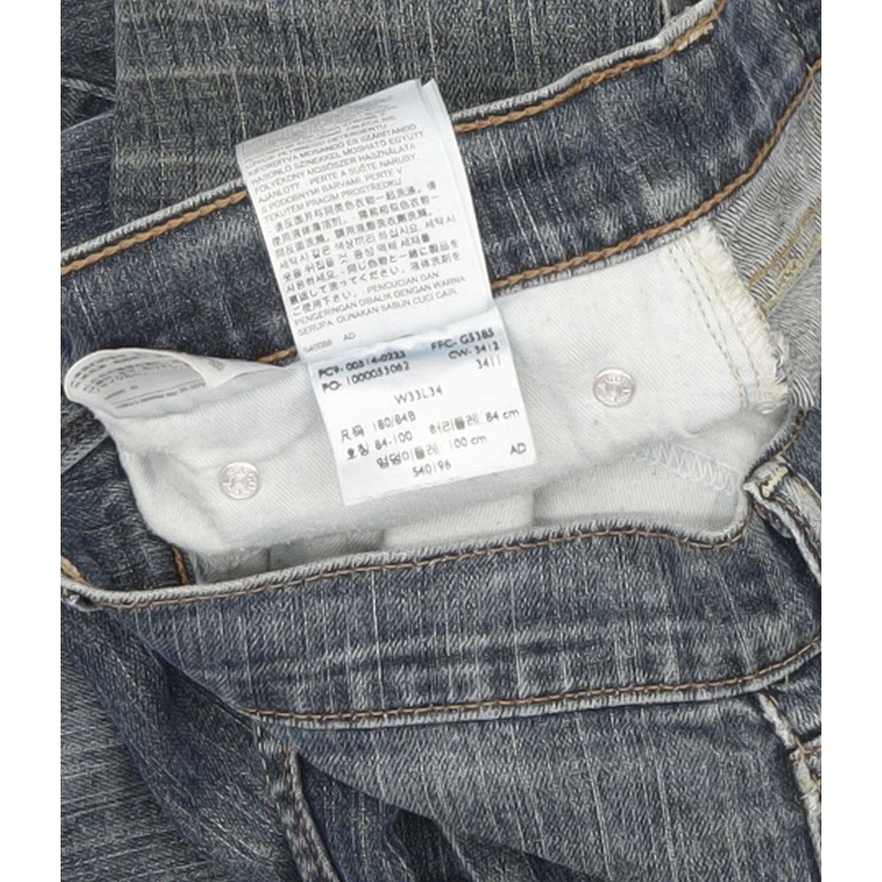 Levi's 514 Men Blue Straight Slim Stretch Jeans W33 L33