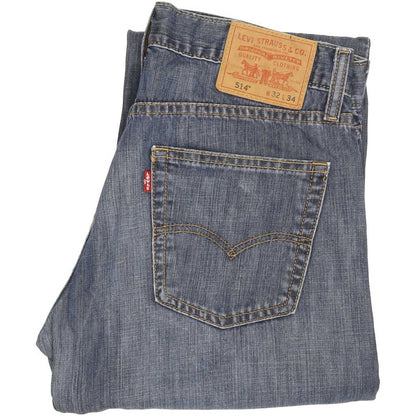 Levi's 514 Men Blue Straight Slim Jeans W32 L33