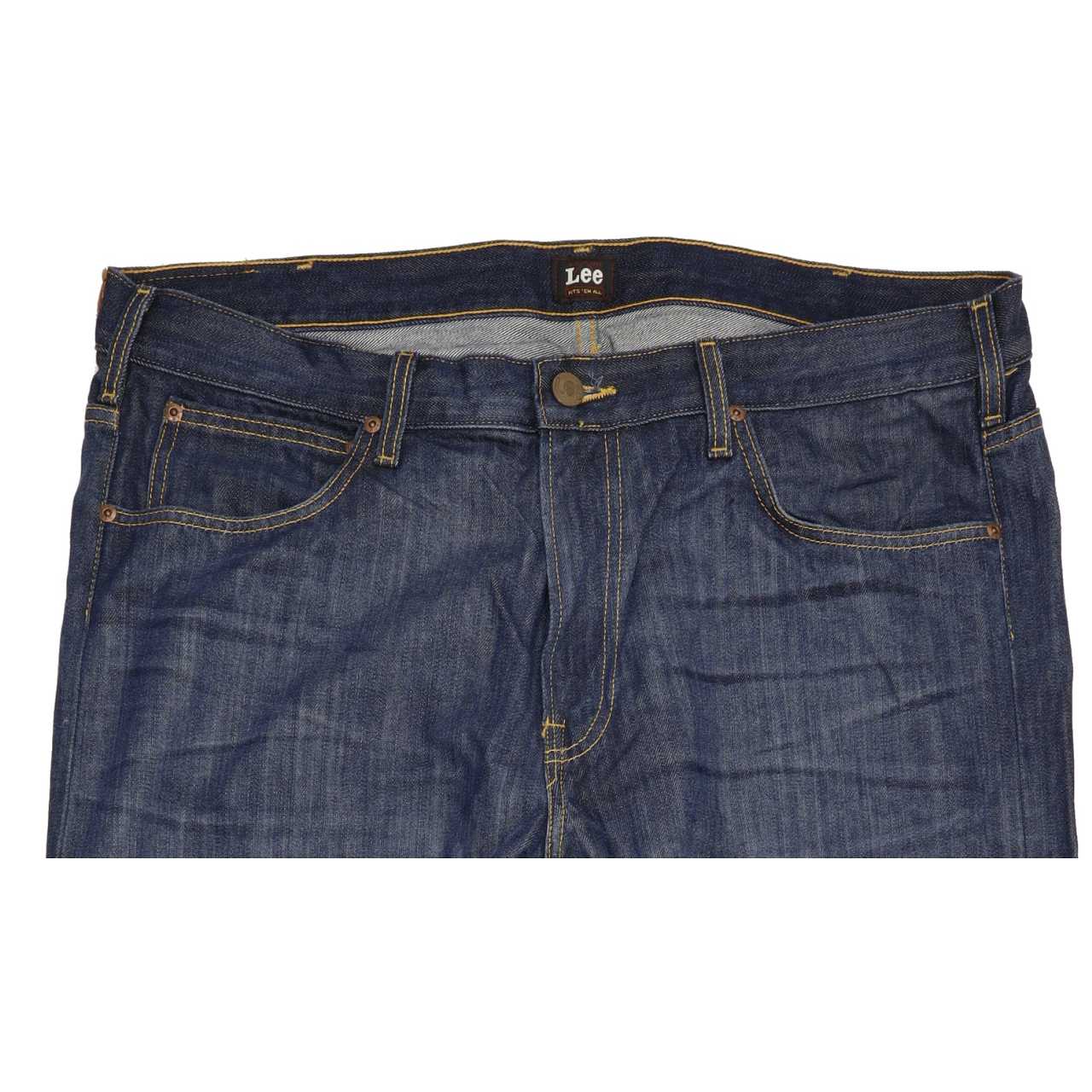 Lee Kent Men Blue Straight Regular Jeans W39 L28
