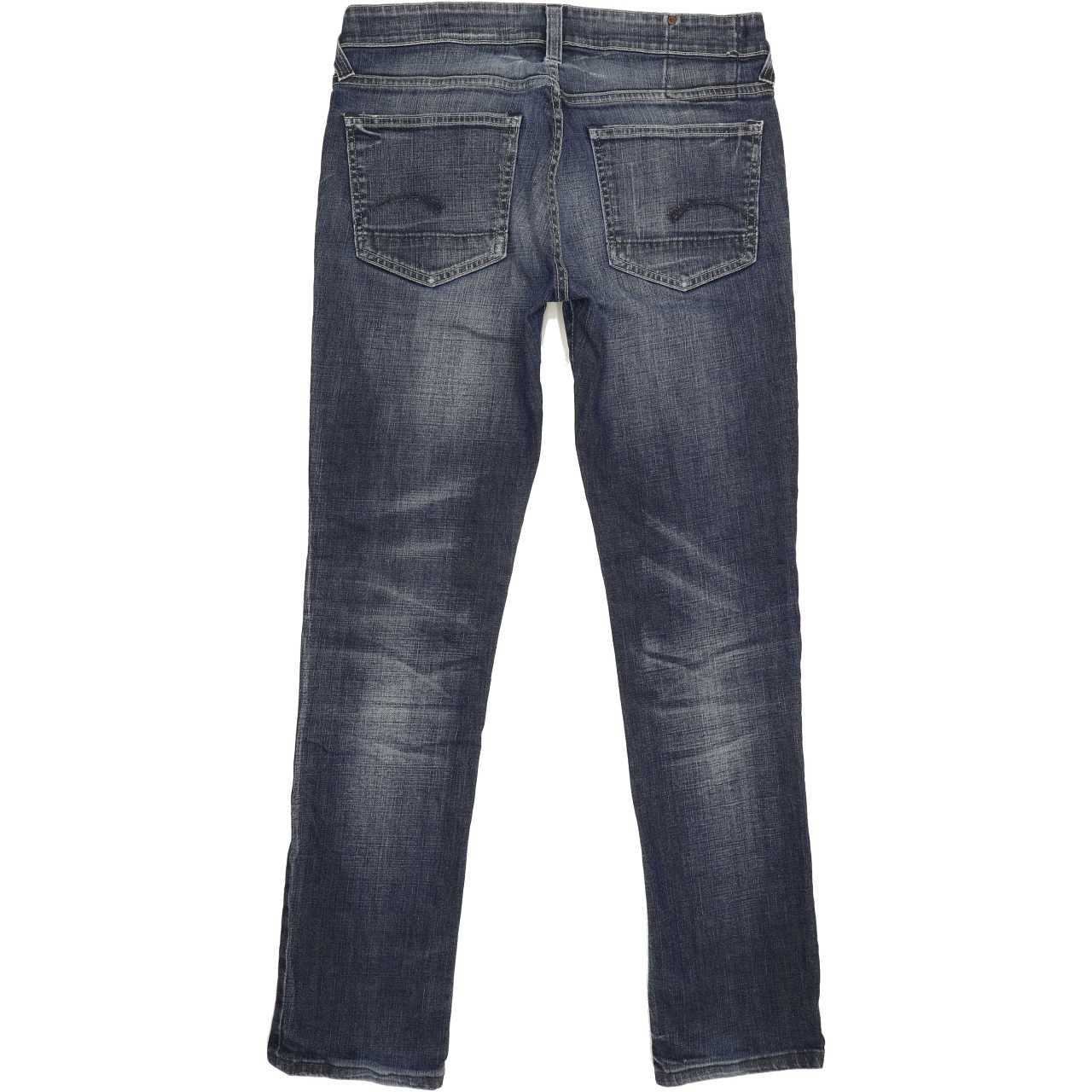 G-Star Core Sec Men Blue Straight Regular Stretch Jeans W34 L31