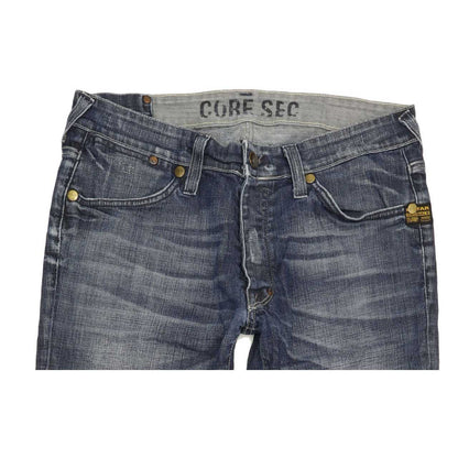 G-Star Core Sec Men Blue Straight Regular Stretch Jeans W34 L31