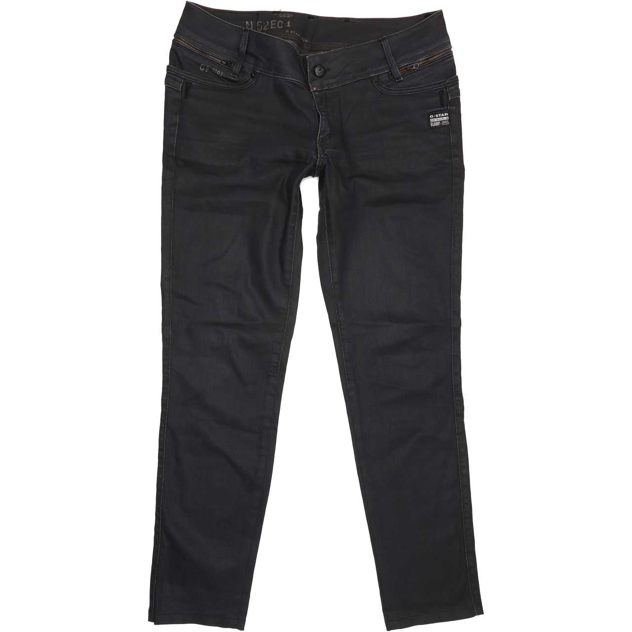 G-Star Berlin Women Navy Straight Slim Stretch Jeans W31 L30