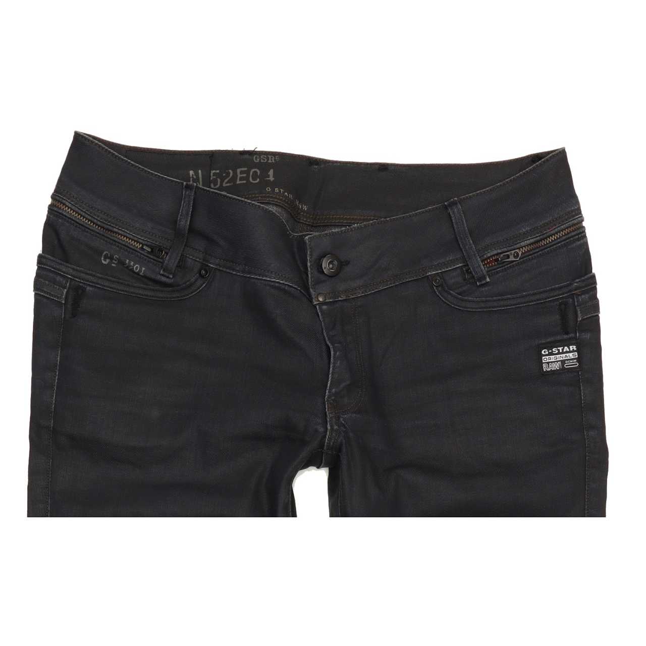 G-Star Berlin Women Navy Straight Slim Stretch Jeans W31 L30
