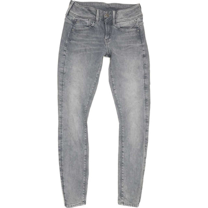 G-Star Lynn Women Grey Skinny Slim Stretch Jeans W27 L29