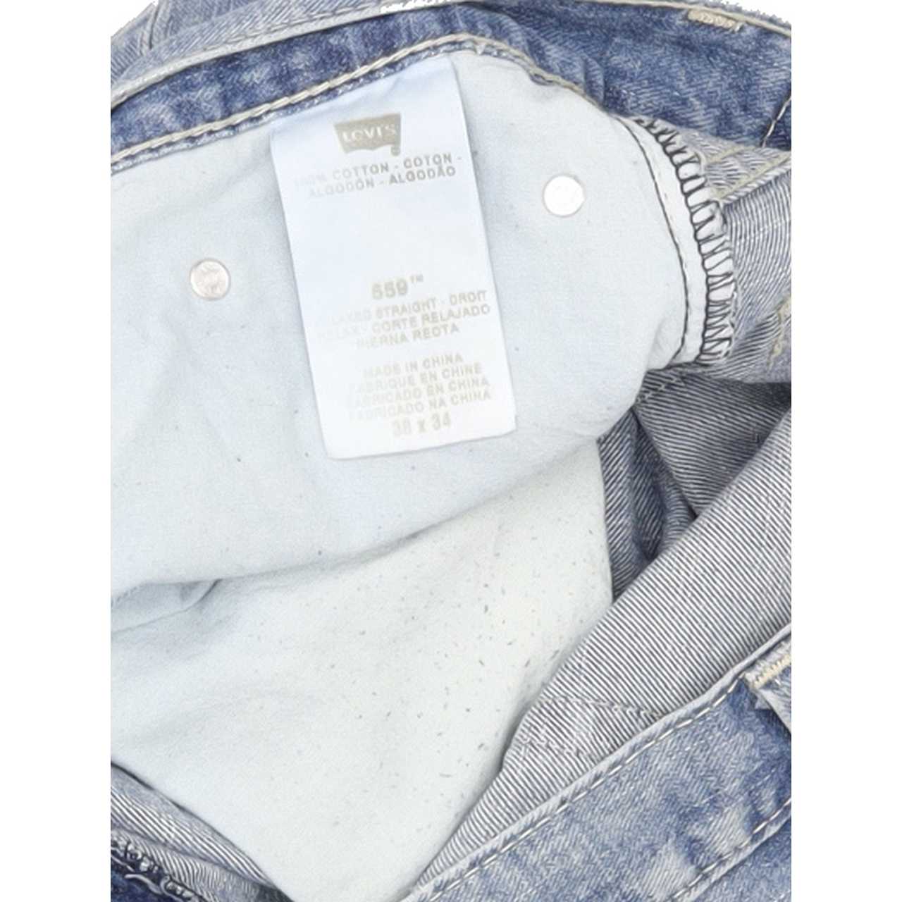 Levi's 559 Men Blue Straight Relaxed Jeans W38 L33