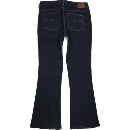 G-Star 3301 High Women Blue Flared Regular Jeans W33 L33