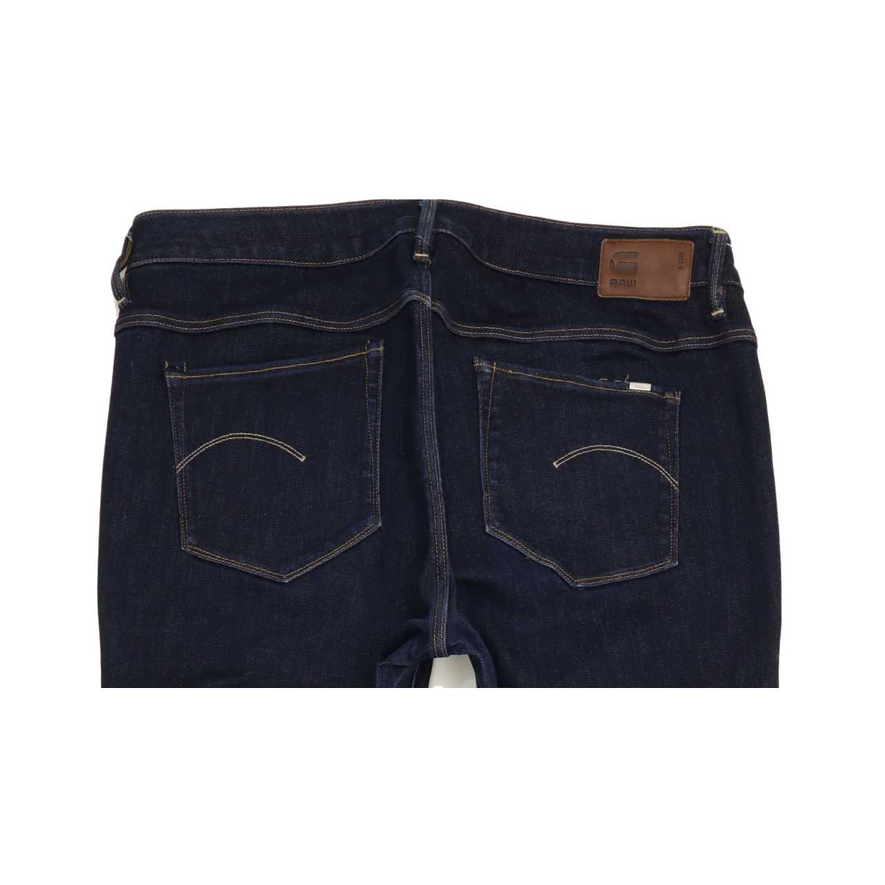 G-Star 3301 High Women Blue Flared Regular Jeans W33 L33