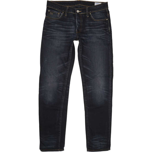 G-Star 3301 Men Navy Tapered Regular Jeans W33 L33