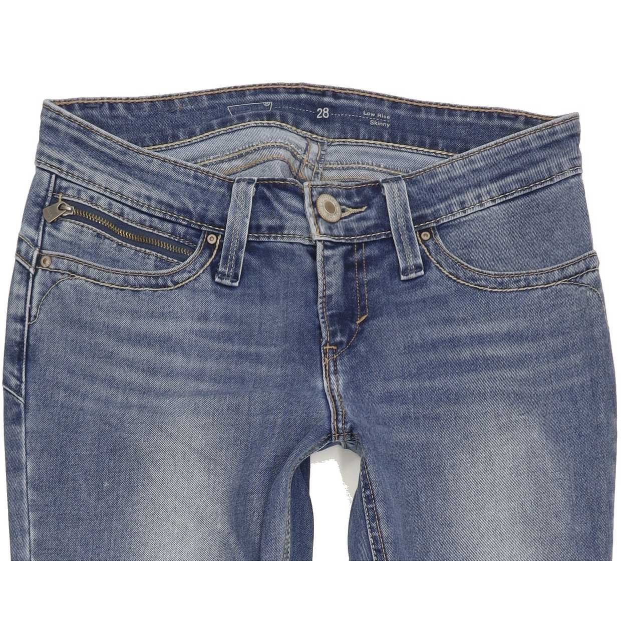 Levi's Women Blue Skinny Slim Stretch Jeans W28 L33