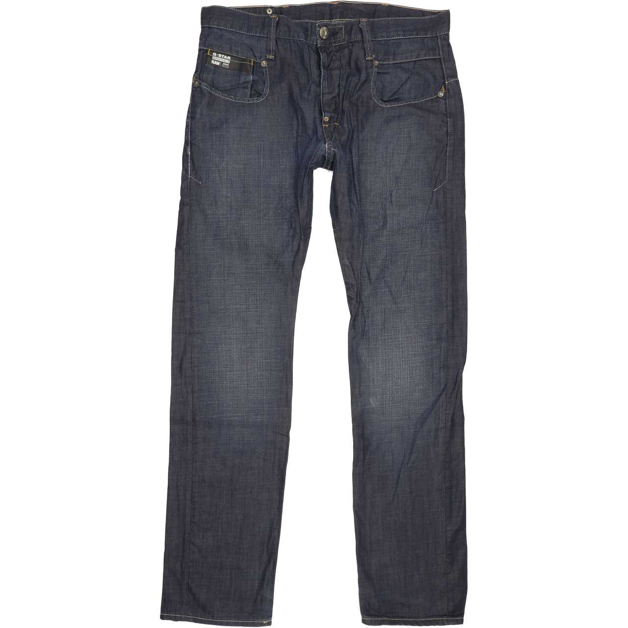 G-Star Blade Men Blue Straight Slim Jeans W32 L31