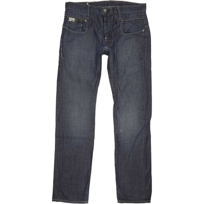 G-Star Blade Men Blue Straight Slim Jeans W32 L31