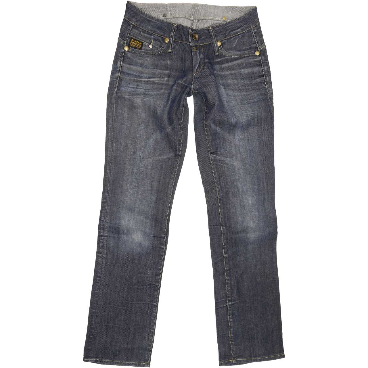 G-Star Men Blue Straight Slim Jeans W27 L32