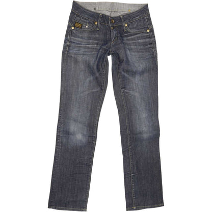 G-Star Men Blue Straight Slim Jeans W27 L32