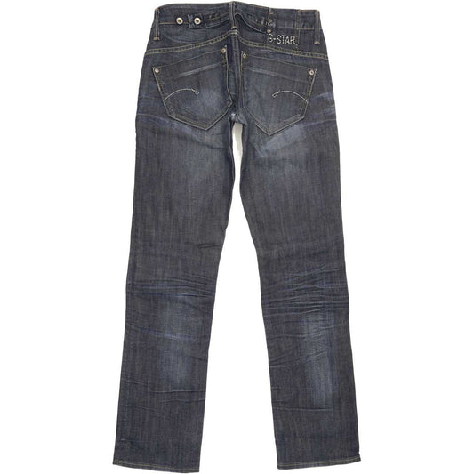 G-Star Men Blue Straight Slim Jeans W27 L32