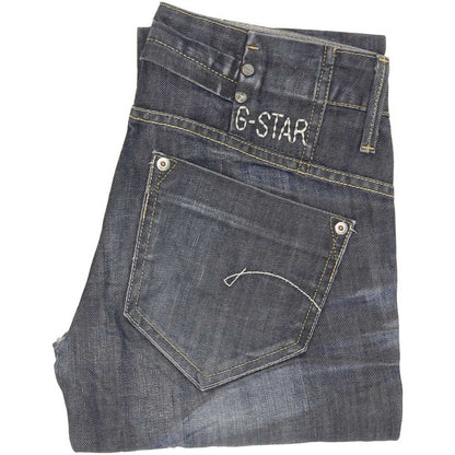 G-Star Men Blue Straight Slim Jeans W27 L32
