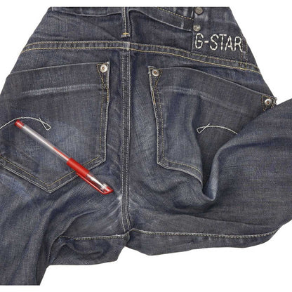 G-Star Men Blue Straight Slim Jeans W27 L32