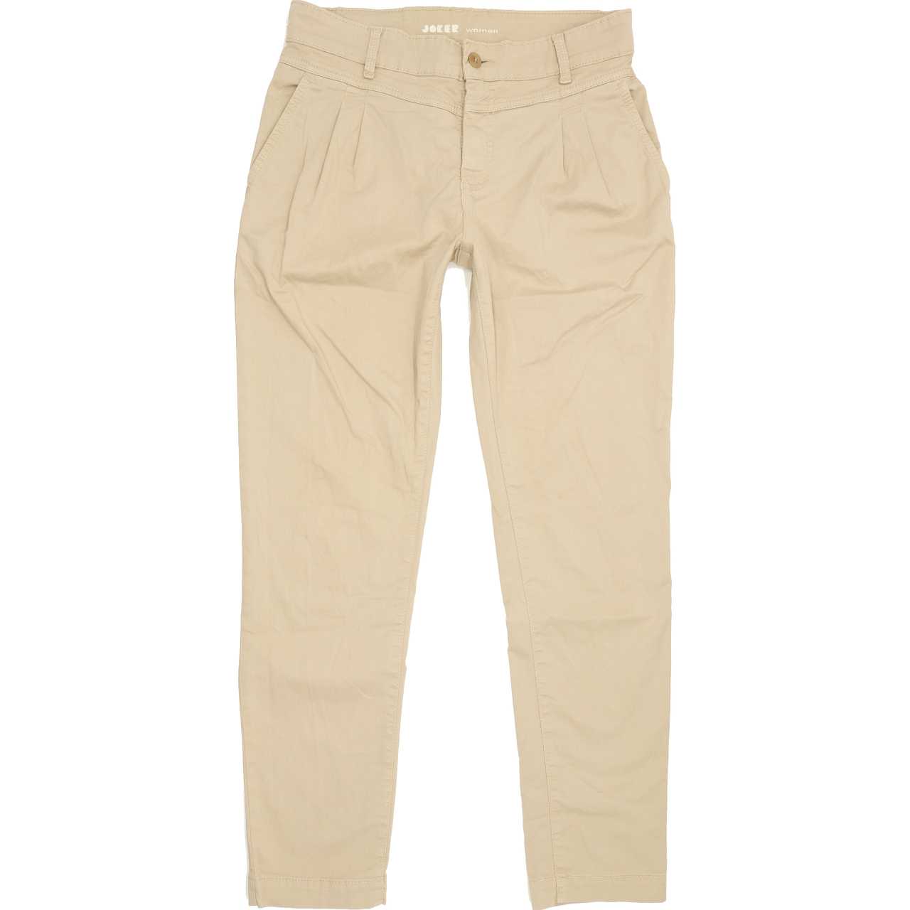 Joker Women Beige Straight Regular Stretch Jeans W29 L29