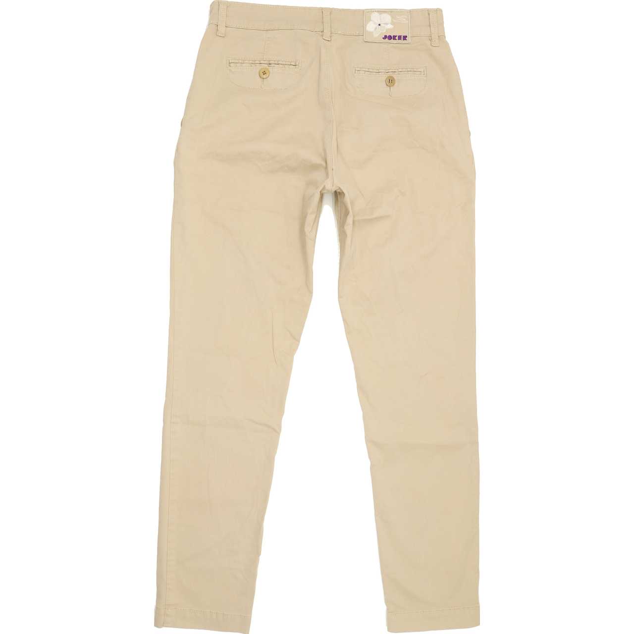 Joker Women Beige Straight Regular Stretch Jeans W29 L29