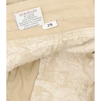 Joker Women Beige Straight Regular Stretch Jeans W29 L29