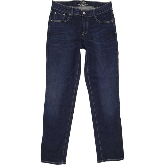 Levi's Demi Curve Women Blue Straight Slim Stretch Jeans W29 L29