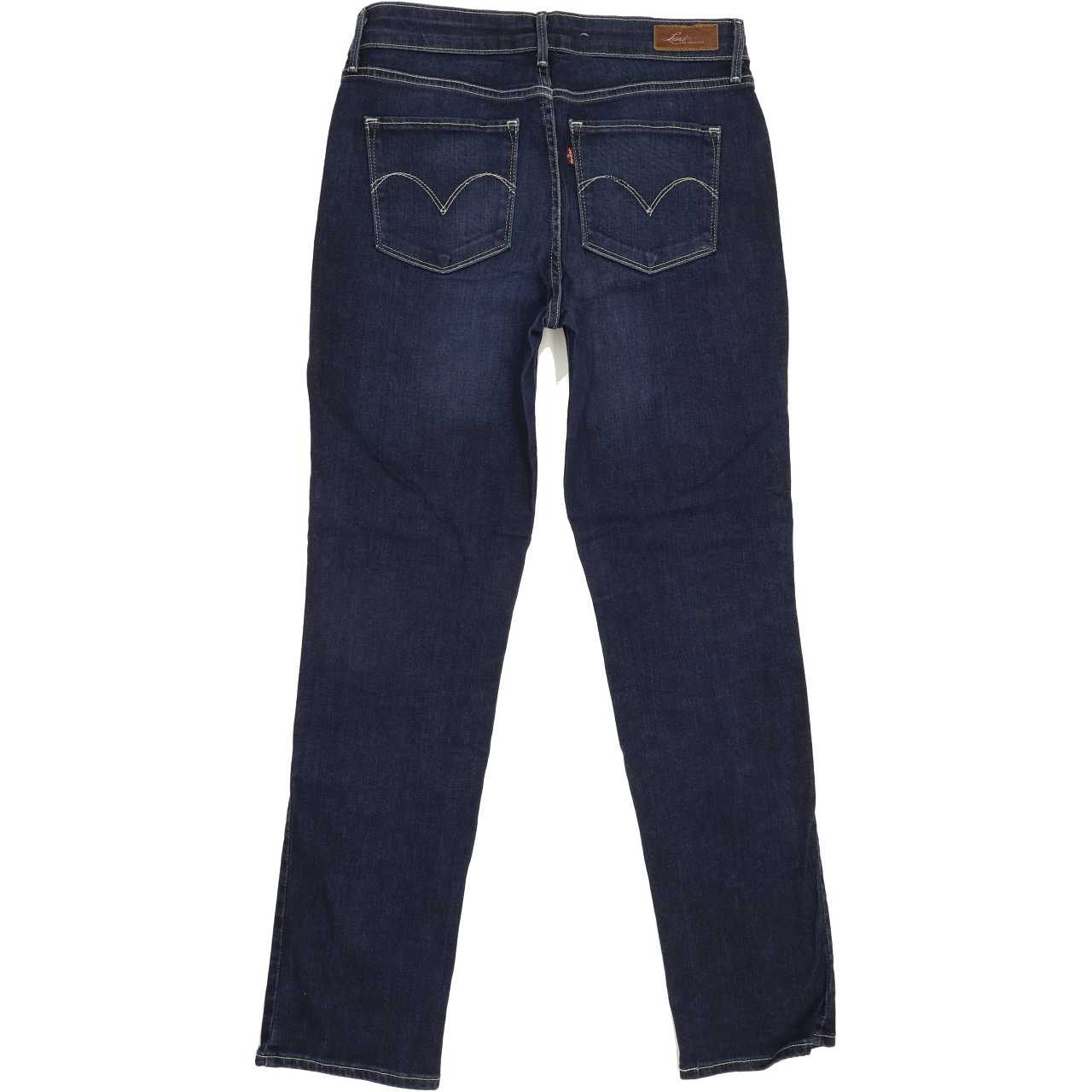 Levi's Demi Curve Women Blue Straight Slim Stretch Jeans W29 L29