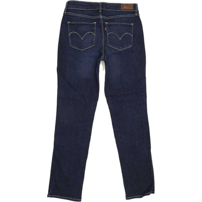 Levi's Demi Curve Women Blue Straight Slim Stretch Jeans W29 L29