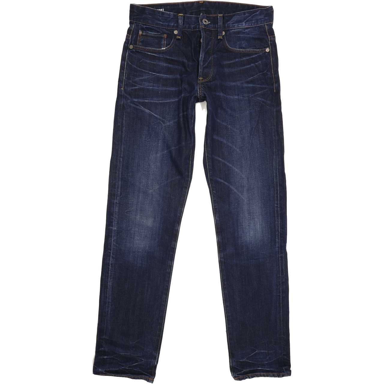 G-Star 3301 Men Blue Tapered Regular Jeans W29 L32