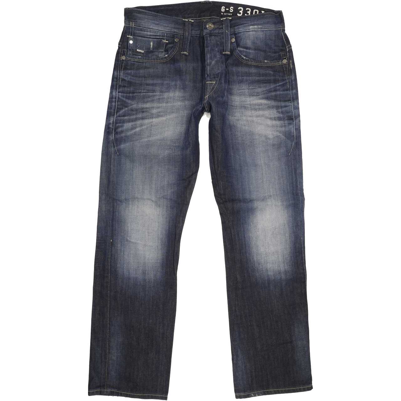 G-Star Victor Men Blue Straight Regular Jeans W31 L30