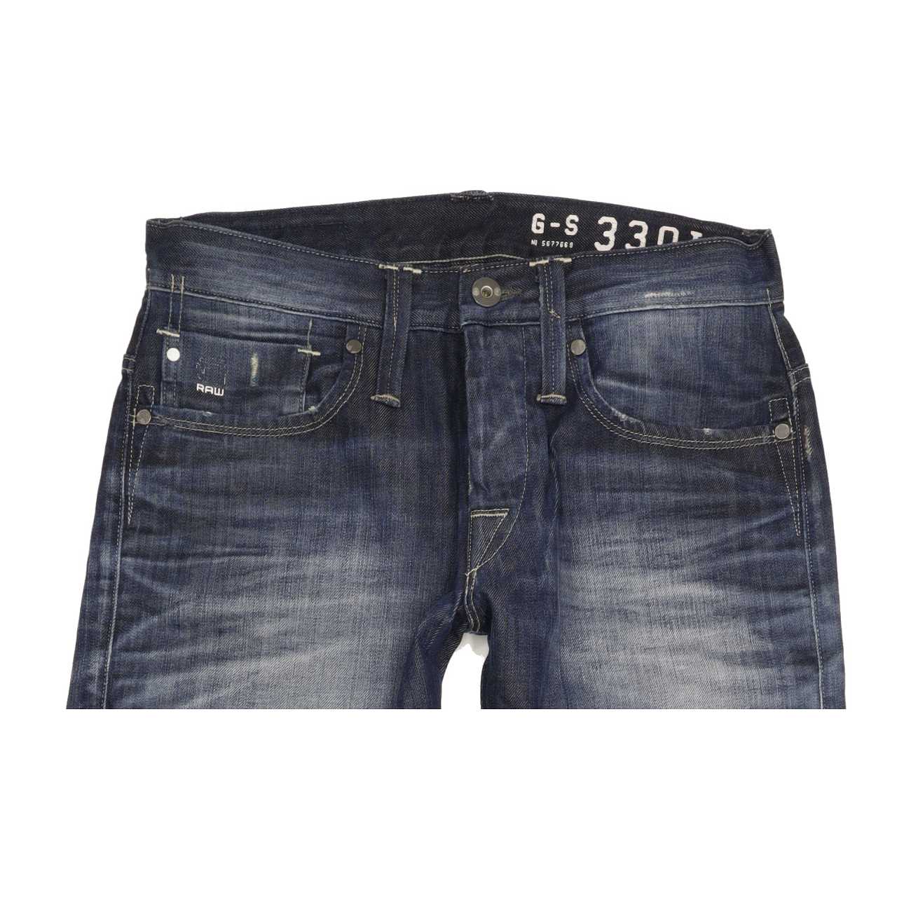 G-Star Victor Men Blue Straight Regular Jeans W31 L30