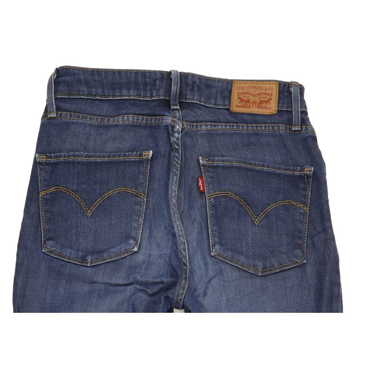 Levi's 721 Hight Rise Women Blue Skinny Stretch Jeans W27 L30
