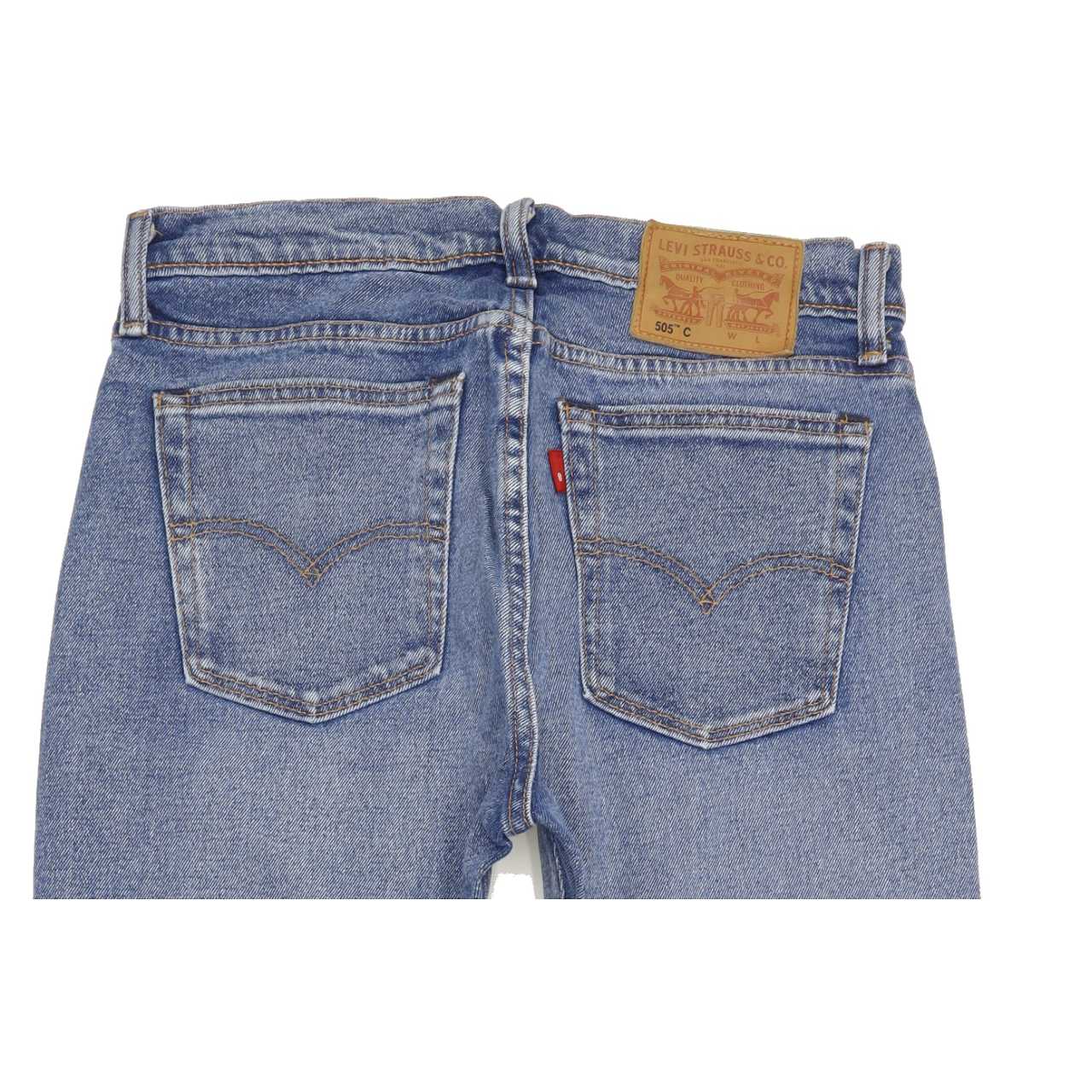 Levi's 505 Men Blue Straight Regular Stretch Jeans W29 L29