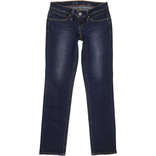 Levi's Women Blue Straight Slim Stretch Jeans W27 L30