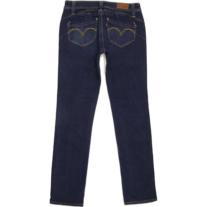 Levi's Women Blue Straight Slim Stretch Jeans W27 L30