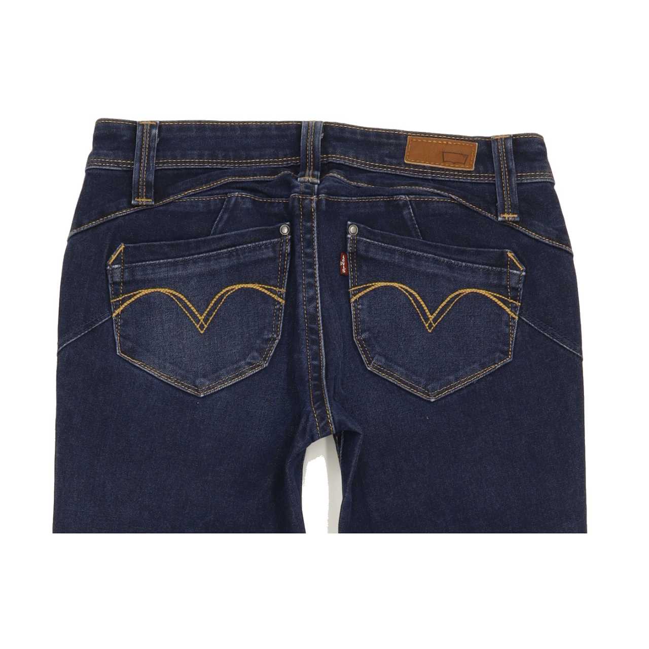 Levi's Women Blue Straight Slim Stretch Jeans W27 L30
