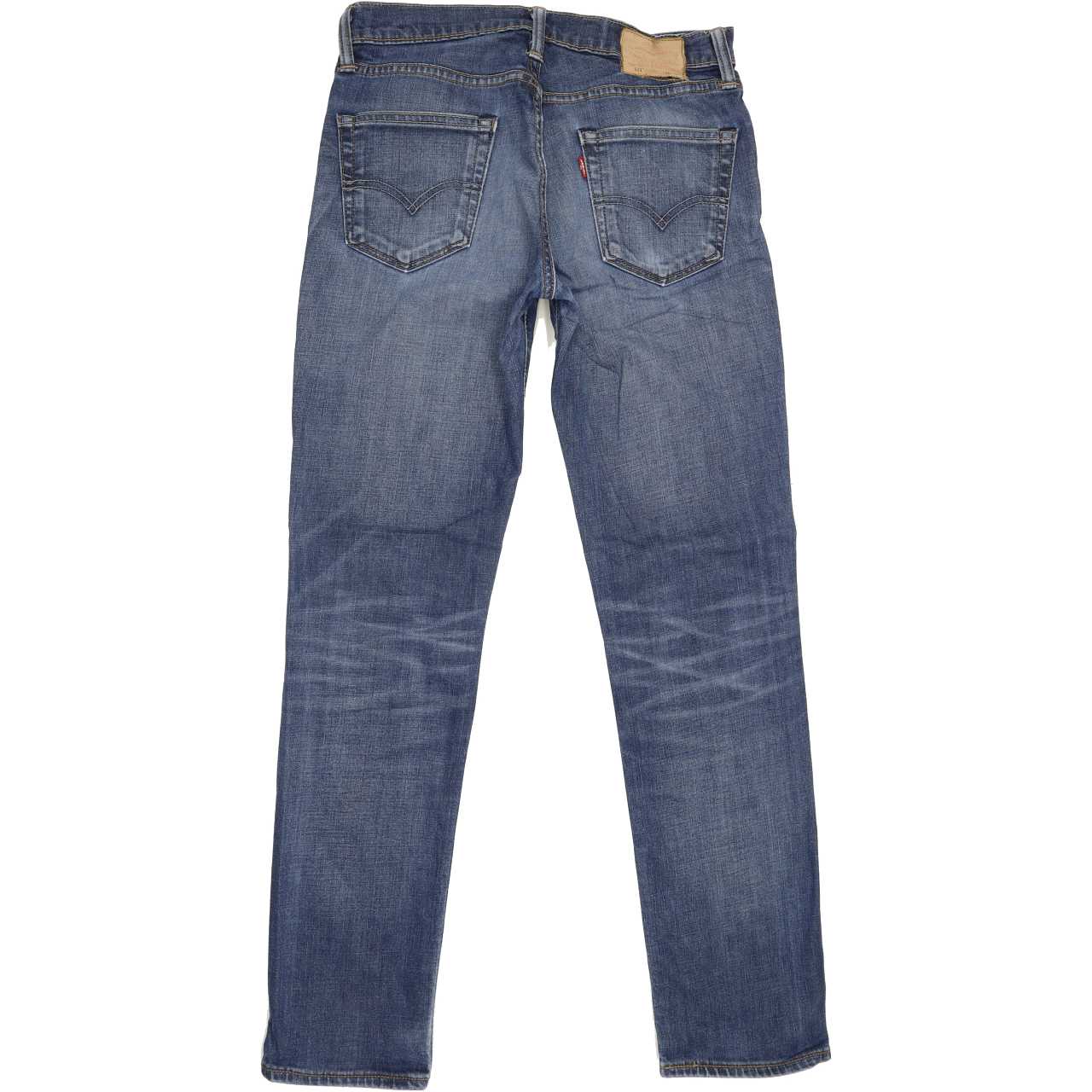 Levi's 511 Men Blue Straight Slim Stretch Jeans W30 L31