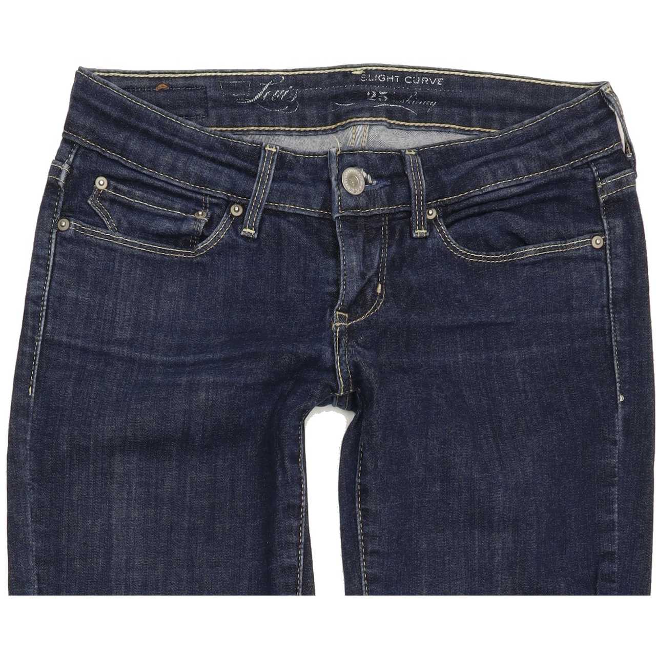Levi's Slight Curve Women Blue Skinny Slim Stretch Jeans W25 L30