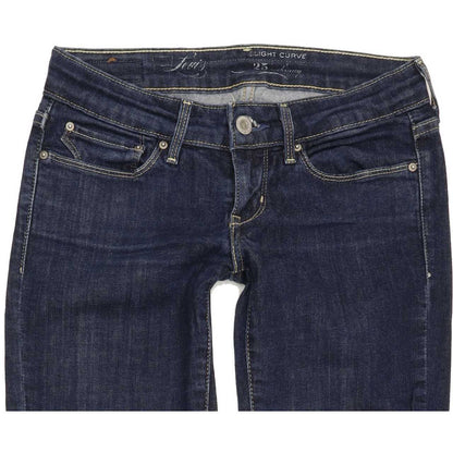Levi's Slight Curve Women Blue Skinny Slim Stretch Jeans W25 L30