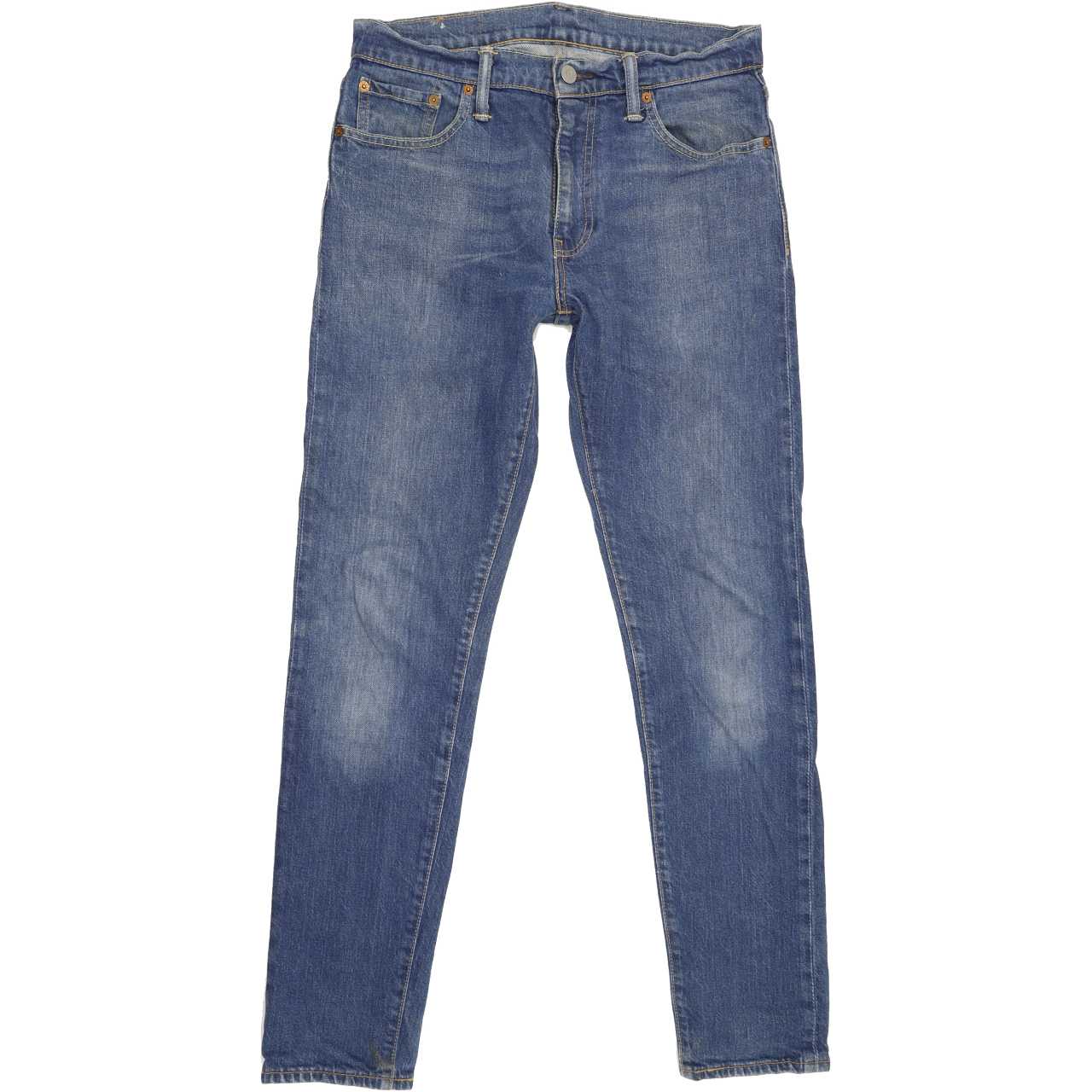 Levi's 512 Men Blue Tapered Slim Stretch Jeans W30 L30