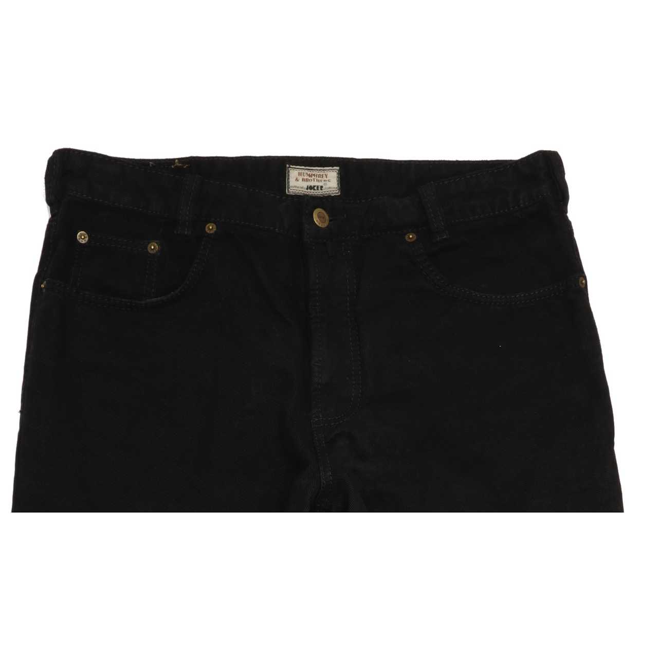 Joker The Three Famous Tailors Men Black Straight Regular Jeans W38 L29